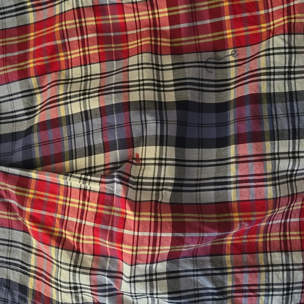 Torrid Plaid High Rise Madras Shorts - Red, Blue, White Plus Size